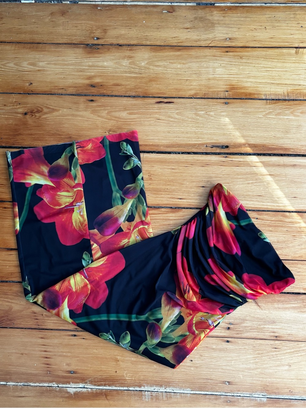 ZARA Black Mesh Floral Strapless Dress ** BRAND NEW & NEVER WORN **